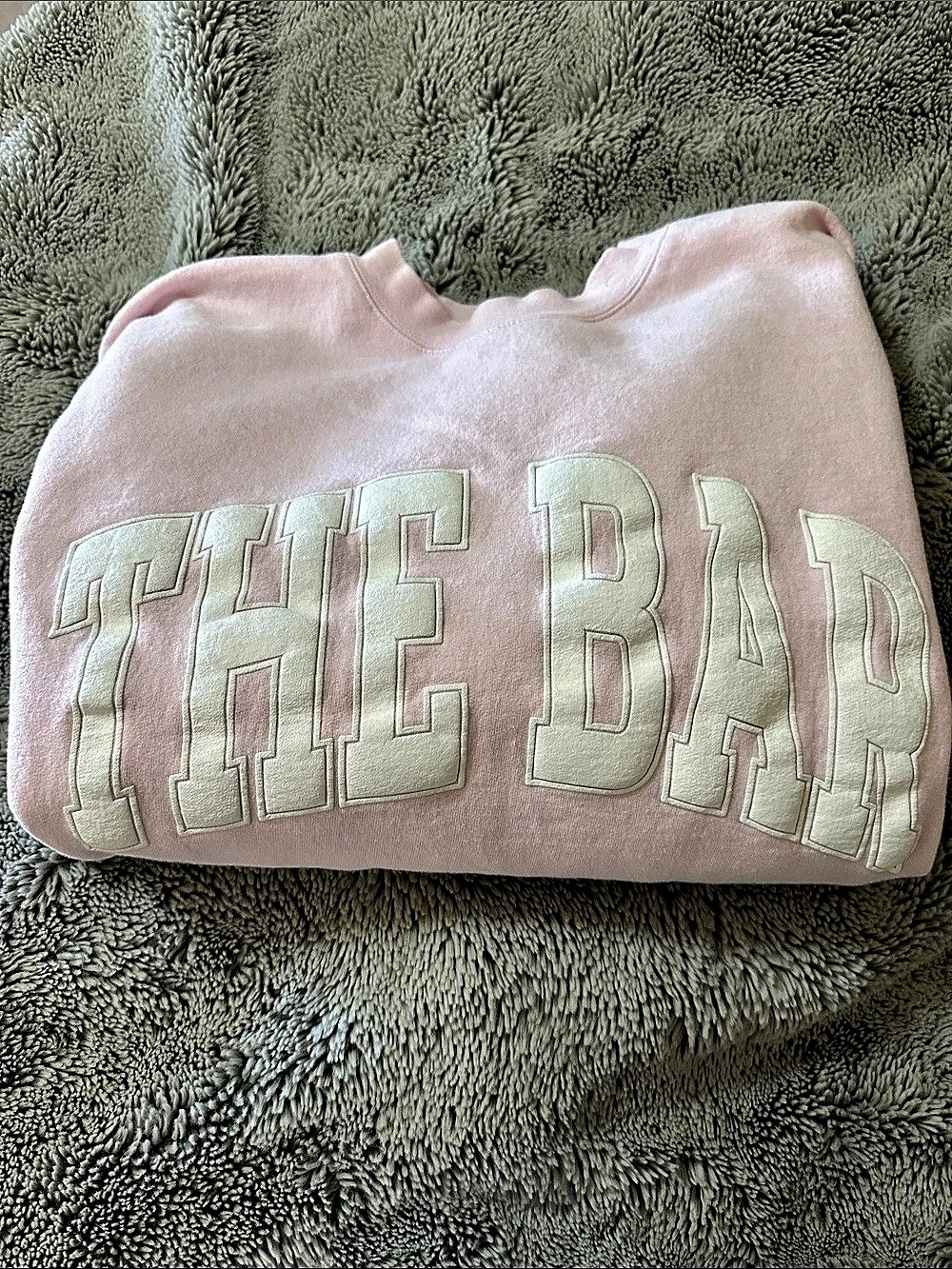 The Bar Varsity Sweatshirt Pink XXL